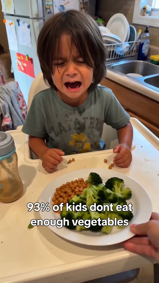 93% of kids don't eat veggies